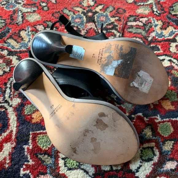 *donating soon* Barney’s CO-OP lace-up stiletto heels. - Picture 4 of 7